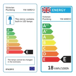 Toreno 800 X 600mm LED Illuminated Bluetooth Mirror Inc. Touch Sensor + Anti-Fog -Bathroom Furniture mir012 d2