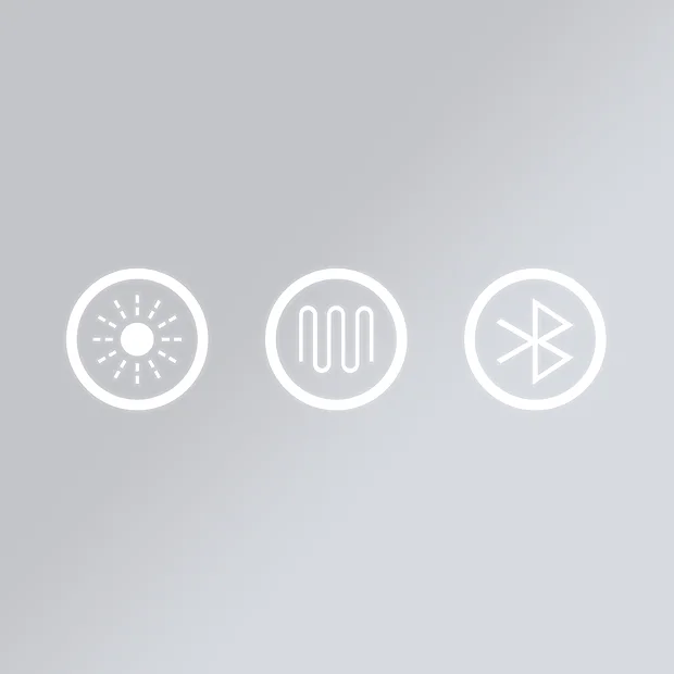 Toreno 1200 X 600mm Landscape LED Back-lit Bluetooth Mirror Incl. Touch Sensor + Anti-Fog 5 Toreno 1200 X 600mm Landscape LED Back-lit Bluetooth Mirror Incl. Touch Sensor + Anti-Fog - Image 3