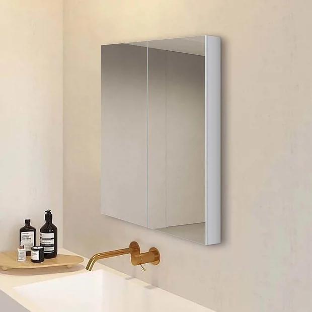 Toreno 500 X 700mm 2-Door Mirror Cabinet 4 Toreno 500 X 700mm 2-Door Mirror Cabinet - Image 2