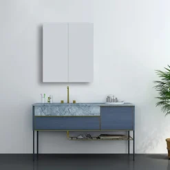 Toreno 500 X 700mm 2-Door Mirror Cabinet 9 Toreno 500 X 700mm 2-Door Mirror Cabinet -Bathroom Furniture mir101 d2