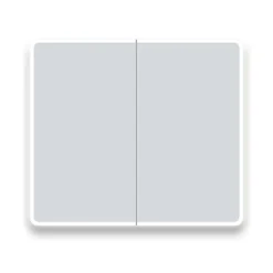 Toreno 700 X 800mm LED Illuminated 2-Door Mirror Cabinet With Motion Sensor, Shaving Socket & Anti-Fog 10 Toreno 700 X 800mm LED Illuminated 2-Door Mirror Cabinet With Motion Sensor, Shaving Socket & Anti-Fog -Bathroom Furniture mir402 d1