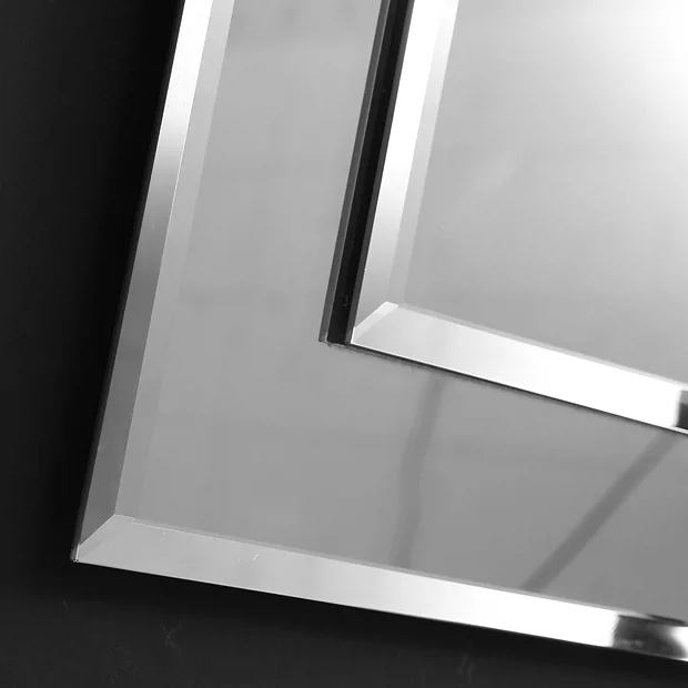 Trafalgar 500 X 700mm Rectangular Bevelled Bathroom Mirror 5 Trafalgar 500 X 700mm Rectangular Bevelled Bathroom Mirror - Image 3