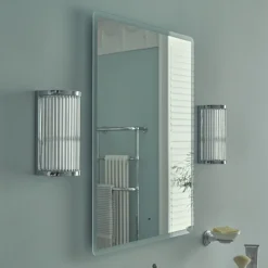 Heritage Stanmer 600 X 800mm Illuminated Rectangle Mirror With Demister Pad -Bathroom Furniture mstnf6080 d1