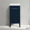 Montrose Indigo Blue Laundry Unit With Chrome Handle 1 Montrose Indigo Blue Laundry Unit With Chrome Handle -Bathroom Furniture mtlamicp d3