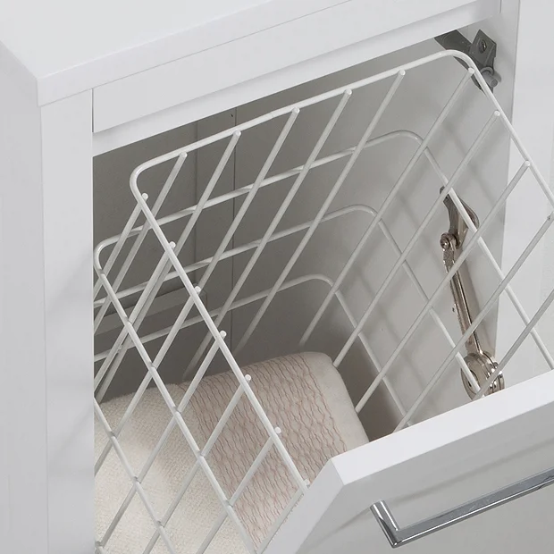 Montrose White Laundry Unit With Chrome Handle 5 Montrose White Laundry Unit With Chrome Handle - Image 3