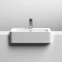 Hudson Reed 570mm 1TH Rectangular Semi-Recessed Basin 5 Hudson Reed 570mm 1TH Rectangular Semi-Recessed Basin -Bathroom Furniture nbv171 l2