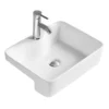 Hudson Reed 480mm Rectangular Semi-Recessed Basin 1 Hudson Reed 480mm Rectangular Semi-Recessed Basin -Bathroom Furniture nbv174 l