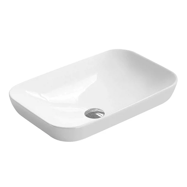 Hudson Reed Rectangular 515 X 340mm Countertop Vessel Basin 3 Hudson Reed Rectangular 515 X 340mm Countertop Vessel Basin