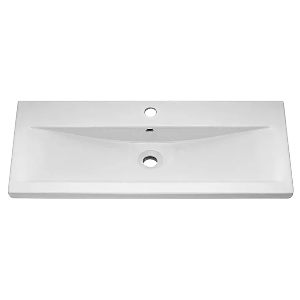 Nova 1000mm Mid-Edge Basin High Gloss White Vanity Unit 3 Nova 1000mm Mid-Edge Basin High Gloss White Vanity Unit