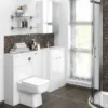 Hudson Reed 400x255mm Gloss White Compact Base Unit 2 Hudson Reed 400x255mm Gloss White Compact Base Unit -Bathroom Furniture off183 d2