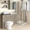 Hudson Reed 600mm Driftwood 50/50 Mirror Unit 1 Hudson Reed 600mm Driftwood 50/50 Mirror Unit -Bathroom Furniture off217 d1