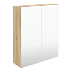 Hudson Reed 600mm Natural Oak 50/50 Mirror Unit