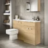 Hudson Reed 2000mm Wide Natural Oak Plinth -Bathroom Furniture off393 d1