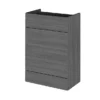 Hudson Reed 600 X 355mm Brown Grey Avola Full Depth WC Unit 2 Hudson Reed 600 X 355mm Brown Grey Avola Full Depth WC Unit -Bathroom Furniture off548n