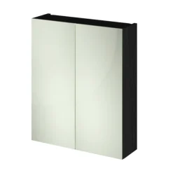 Hudson Reed 600mm Hacienda Black 50/50 Mirror Unit