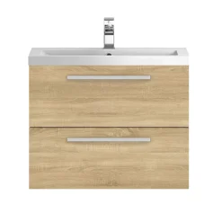 Hudson Reed 720mm Natural Oak Modular Basin Vanity Unit
