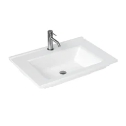 Britton Shoreditch 650mm Wall-Hung Double Drawer Vanity Unit With Chrome Handles - Matt Grey