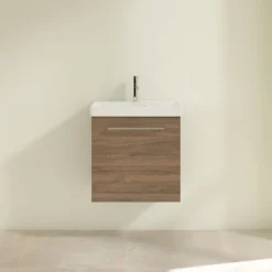 Villeroy & Boch Villeroy And Boch Avento Arizona Oak 550mm Wall Hung 1-Door Vanity Unit 10 Villeroy & Boch Villeroy And Boch Avento Arizona Oak 550mm Wall Hung 1-Door Vanity Unit -Bathroom Furniture save11vh01 d2