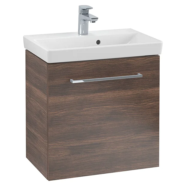 Villeroy & Boch Villeroy And Boch Avento Arizona Oak 550mm Wall Hung 1-Door Vanity Unit 4 Villeroy & Boch Villeroy And Boch Avento Arizona Oak 550mm Wall Hung 1-Door Vanity Unit - Image 2