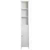 Tongue And Groove Tall Storage Unit - White 2 Tongue And Groove Tall Storage Unit - White -Bathroom Furniture tg108md4