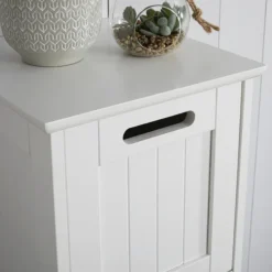 Tongue And Groove 4 Drawer Bathroom Storage Unit - White 10 Tongue And Groove 4 Drawer Bathroom Storage Unit - White -Bathroom Furniture tg219md2