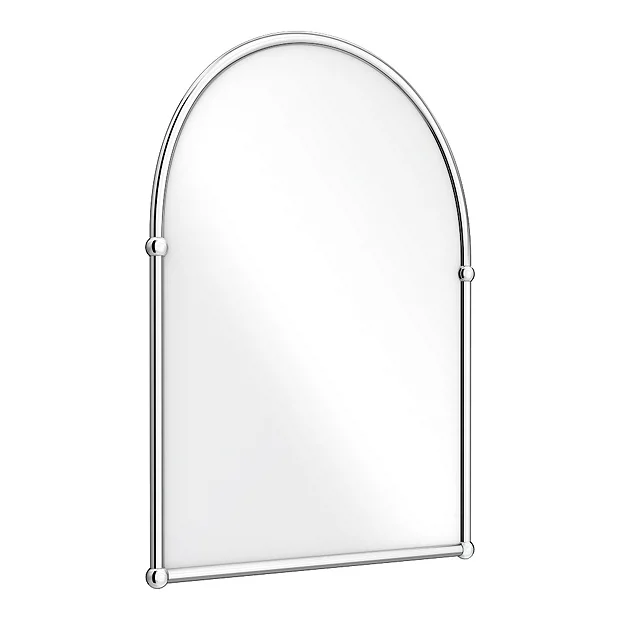Chatsworth Traditional 673 X 490mm Arched Mirror - Chrome 3 Chatsworth Traditional 673 X 490mm Arched Mirror - Chrome