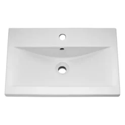 Venice Abstract 500mm White Vanity Unit - Floor Standing 2 Door Unit With Chrome Square Drop Handles 10 Venice Abstract 500mm White Vanity Unit - Floor Standing 2 Door Unit With Chrome Square Drop Handles -Bathroom Furniture vafs500whi d2