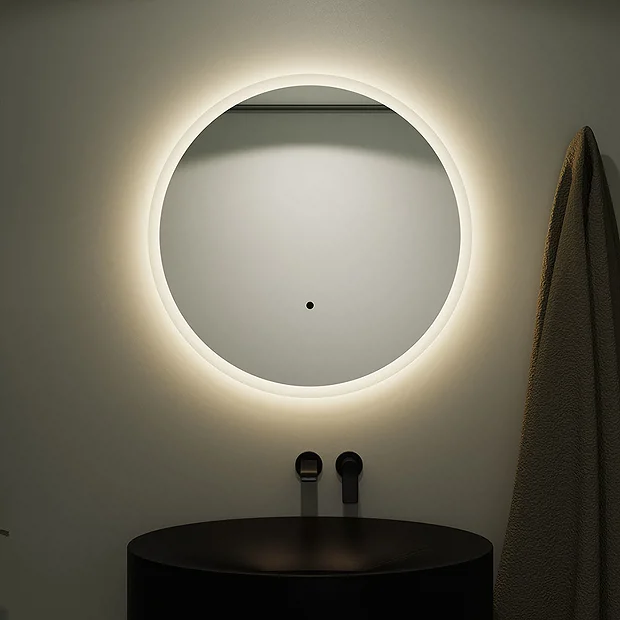 Venice 800mm Round LED Illuminated Anti-Fog Bathroom Mirror 6 Venice 800mm Round LED Illuminated Anti-Fog Bathroom Mirror - Image 4