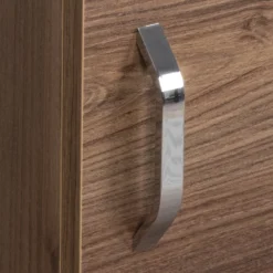 Valencia Perla Floor Standing Cloakroom Vanity (Dark Oak Effect - 450mm Wide) 11 Valencia Perla Floor Standing Cloakroom Vanity (Dark Oak Effect - 450mm Wide) -Bathroom Furniture vpfsdo45 d3