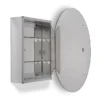 Croydex Orwell Single Door Oval Mirror Cabinet With FlexiFix -Bathroom Furniture wc101569 d3