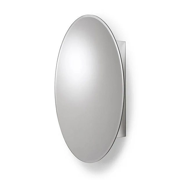 Croydex Orwell Single Door Oval Mirror Cabinet With FlexiFix 4 Croydex Orwell Single Door Oval Mirror Cabinet With FlexiFix - Image 2