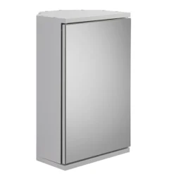 Croydex Simplicity Single Door Corner Cabinet -Bathroom Furniture wc257222ai3