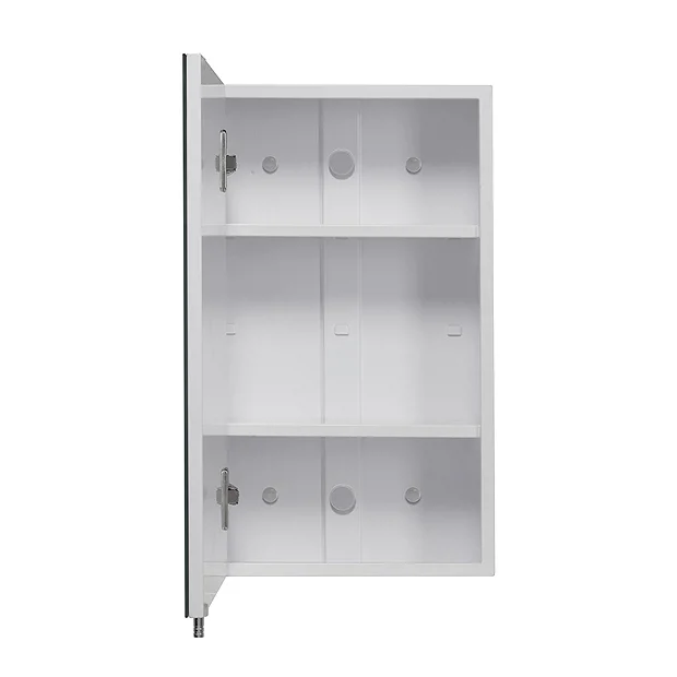 Croydex Dawley White Steel Single Door Mirror Cabinet With FlexiFix 5 Croydex Dawley White Steel Single Door Mirror Cabinet With FlexiFix - Image 3