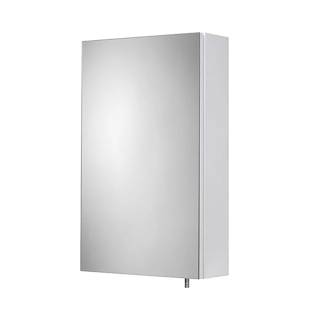 Croydex Dawley White Steel Single Door Mirror Cabinet With FlexiFix 6 Croydex Dawley White Steel Single Door Mirror Cabinet With FlexiFix - Image 4