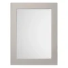 York 800 X 600mm Traditional Grey Mirror -Bathroom Furniture y86sg l